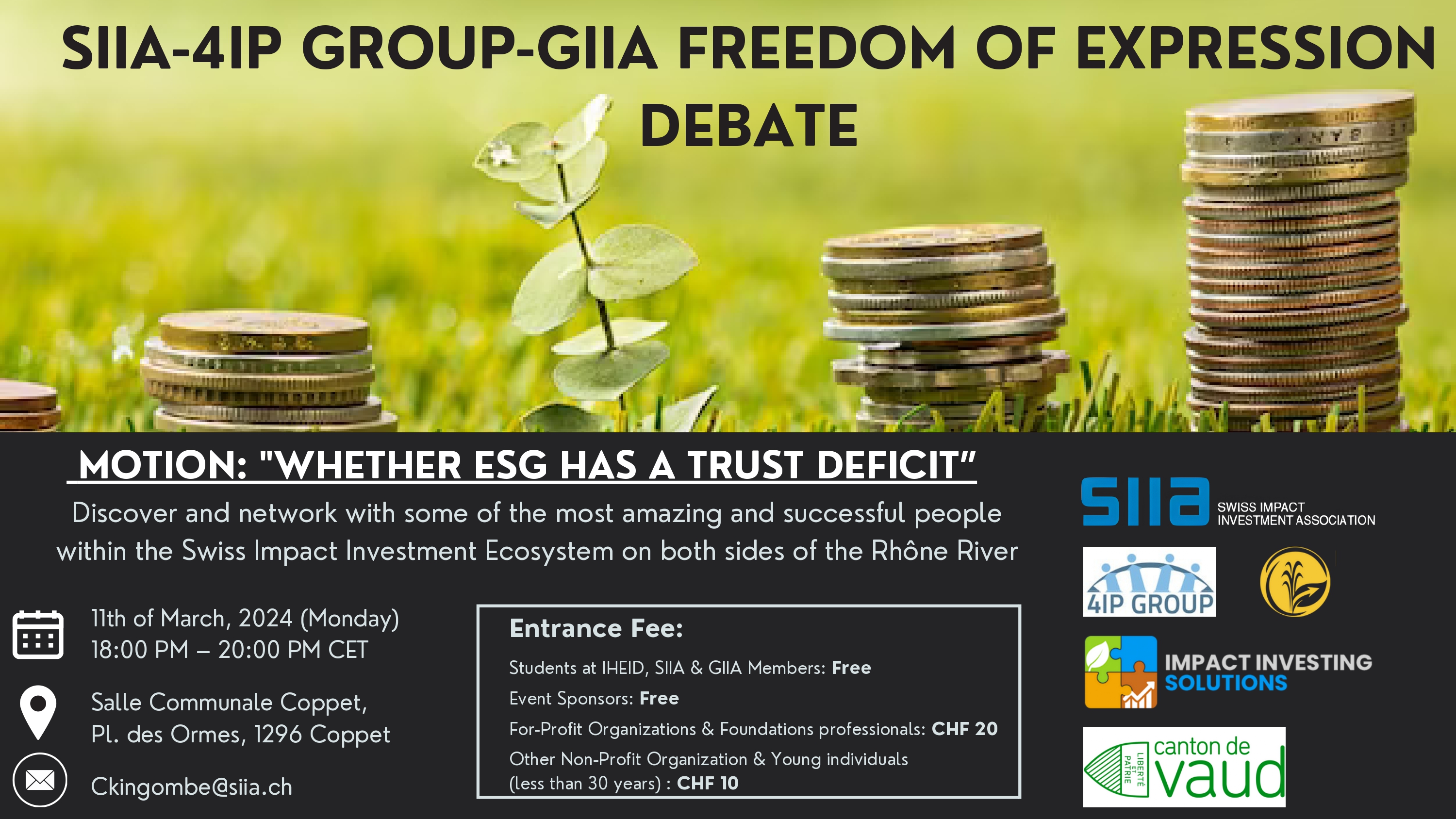 SIIA-4IP GROUP-GIIA FREEDOM OF EXPRESSION DEBATE